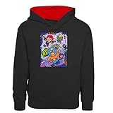 Spreadshirt Brawl Stars Juwelenjagd Teenager Kontrast-Hoodie, 12/13...