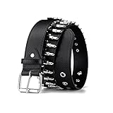 Bullet Rivet Gürtel Personalized Black Belt Fantastischer PU...
