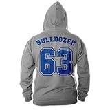 Bud Spencer Herren Bulldozer 63 Hoodie (grau) (4XL)