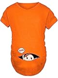 Lustiges T-Shirt für Schwangere, Kürbis-Motiv, Halloween-Kostüm,...
