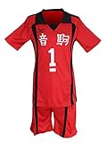 QYIFIRST Anime Nekoma High School Kuroo Tetsurou Sportswear Kurzarm...