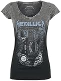 Metallica Ouija Guitar Frauen T-Shirt schwarz/grau M 100% Baumwolle...