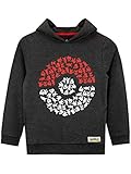 Pokemon Jungen Pokeball Kapuzenpullover Spieler Sweatshirt 140