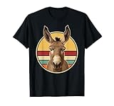 Lustige Esel Retro Kostüm Eselfamilie Eselhof Eselohren Art T-Shirt