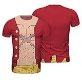 ABYstyle One Piece Replica T-Shirt Luffy New World Rot, S