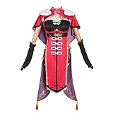 Zhrmghgws Beidou Cosplay Kostüm Outfit, Beidou Uniform Full Set...