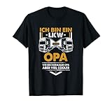 Herren LKW T-Shirt Opa Geschenk Trucker LKW Fahrer Transporter T-Shirt