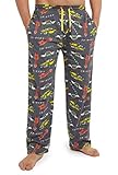 FRIENDS Pyjamahose Herren Lang, Hose Herren 100% Baumwolle, Haushose...
