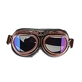 Helm Steampunk Vintage Sonnenbrille Schutzbrille für Outdoor Sport...