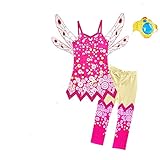 Mädchen Fee Kostüm Party Outfit mit Flügeln Mädchen Lito Angels...