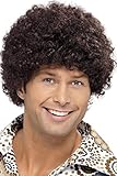 Smiffys Herren 70er Jahre Dauerwelle Perücke, Disco Dude Perücke,...