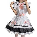 Eaylis Gothic-Kostüm-Cosplay Frauen Schwarzes Gothic Kleid Kurzarm...
