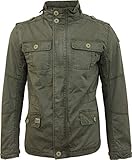Brandit Britannia Winter Jacke, Grün (Oliv 1), M