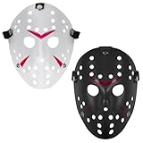 PanBeiQi 2 Stück Halloween Kostüm Maske für Horror Cosplay Masken...