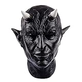 YSOCKS Terror Maske Maske Horror Dämon Horn Maske Teufel Killer Latex...