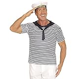 Widmann - Verkleidungsset Marine, Shirt und Hut, Matrosen, Kapitäne,...