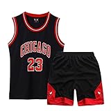 Flothshu Kleine Jungen 2er-Set Basketball Trainings Ärmellos Trikot...