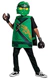 Disguise Ninja Lloyd Ninjago Kostüm für Kinder, Grün, One Size,...
