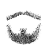 Professioneller Herren Schnurrbart Selbstklebend Handgefertigt Bart...