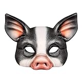 Boland - Halbmaske, realistischer Druck, Gummizug, Karneval,...