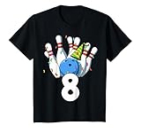 Kinder Bowling Geburtstag 8 Bowling Thema 8 Geburtstag Outfit 8...