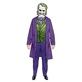 Amscan - Erwachsenenkostüm Joker, Mantel mit Hemdeinsatz, Hose,...