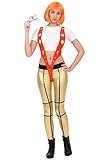 5th Element Leeloo Orange Harness Fancy Dress Costume X-Small