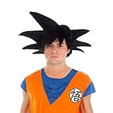 Generique - Dragon Ball-Perücke Son Goku Accessoire schwarz