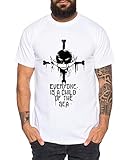 Sea Zorro One Manga Herren Ruffy T-Shirt Anime Piece, Größe:XXL,...
