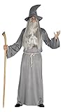 FIESTAS GUIRCA S.L.- 84466 Kostüm Mago Hexe Gandalf Adulto, Grau, L...