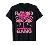 Flamingo Gang Party Kostüm Mallorca Urlaub Geschenke T-Shirt