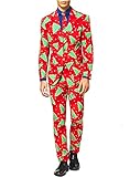 OppoSuits Herren Opposuits Weihnachtsanzüge für Besteht aus Sakko,...