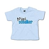 Mini Schalker Baby T-Shirt (266.0066) (12-18 Monate, Dustyblue)