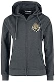 Harry Potter Hogwarts Home Frauen Kapuzenjacke Charcoal S