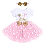 FYMNSI Kleinkinder Mädchen Mein 3. Geburtstag Kleid Kurzarm Tutu...