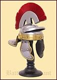 Battle-Merchant Miniatur Zenturio Helm mit Haarbusch - Römerhelm -...