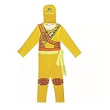 laughZuaia Ninja Krieger Kostüm für Jungen Kinder Halloween Cosplay...