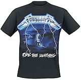 Metallica Ride The Lightning Männer T-Shirt schwarz L 100% Baumwolle...