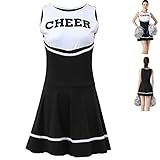 ThreeH Cheerleader Kostüm Verrücktes Kleid Musikalische Uniform für...
