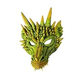 NUOBESTY Party Drachen Maske Drachen Cosplay Kostüm Anzieh Tier...