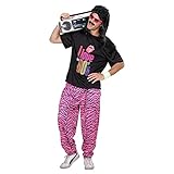 Widmann - Kostüm 80er Jahre Junge, T-Shirt, weite Hose, Mottoparty,...