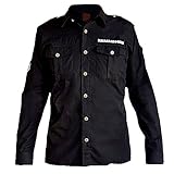 Rammstein Herren Hemd mit langem Arm, Offizielles Band Merchandise Fan...