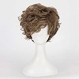 Dagua Anime Cosplay Perücke，Newt Scamander Perücke，Short Fluffy...