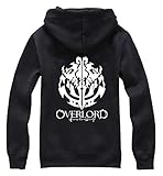 WANHONGYUE Anime Overlord Hoodie Jacket Cosplay Kostüm Zipper...