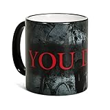 Elbenwald Tasse mit You Died Rundumdruck für Elden Ring Fans Keramik...