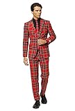 OppoSuits Weihnachtsanzüge für Herren – Besteht aus Sakko, Hose...