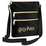 Harry Potter Tasche Damen, Kleine Umhängetasche Damen Schwarz