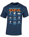 Baddery: Multitalent Opa - Opa T-Shirt als Geschenk für alle...