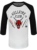 Heroes Inc. Stranger Things Herren T-Shirt aus Baumwolle, 3/4 Ärmel,...