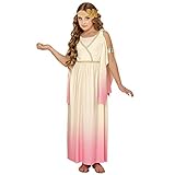 Widmann - Kinderkostüm Griechische Göttin, Kleid und Lorbeerkranz,...